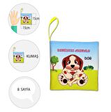 Tox İngilizce Evcil Hayvanlar Sessiz Kumaş Kitap E388 - Bez Kitap , Eğitici Oyuncak , Yumuşak ve Hışırtılı