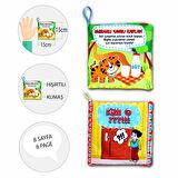 2 Kitap Tox Kim O ve Meraklı Kaplan Yarusu Kumaş Sessiz Kitap T096 T090 - Bez Kitap , Eğitici Oyuncak , Yumuşak ve Hışırtılı