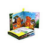 Tox Arapça Vahşi Hayvanlar Kumaş Sessiz Kitap A111 - Bez Kitap , Eğitici Oyuncak , Yumuşak ve Hışırtılı