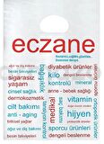 Eczane Poşeti El Geçme Eczane Temalı 24x31 cm Orta Boy - 1 kg'lık Paket