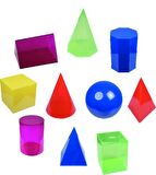 GEOMETRİK ŞEKİLLER TAKIMI 10 PRÇ (20 CM BÜYÜKLÜK)
