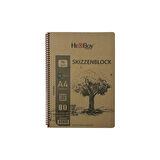 Herboy Skizzenblock Spiralli Yan Bloknot A4-90Gr. 50Yp. HRB-3169