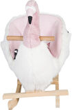 TommyBaby Sallanan Oyuncak At, Sallanan Ahşap Flamingo Sallanan Flamingo