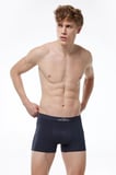 Erkek Beyaz 3 lü Pamuk Elastan Boxer 3M075