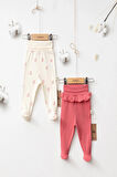 MY STRAWBERRY GİRL PATİKLİ PANTALON ( 2 li set )