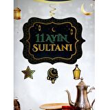Ramazan Temalı 11 Ayın Sultanı Temalı Asmalı Tavan Süsü