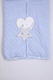 Babyhola Pamuklu 75x80 cm Bebek Battaniyesi Gri