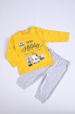 Babyhola Erkek Bebek Çocuk Pamuklu Uzun Kol Pijama Takımı 11905