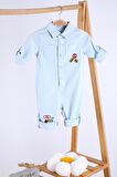 Babyhola Kot Kumaş Kız Erkek Bebek Tulum 12304