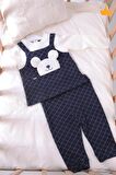 Babyhola Ayıcık Figürlü Erkek Kız Bebek Uzun Kollu Body Pantolon 2'li Alt Üst Takım 13569