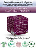 Violet Shimmer Lip-Cheek-Eye ‘Tint’ Doğal İçerikli Allık, Ruj, Göz Farı (Makyaj ve Cilt Bakımı)