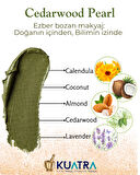 Cedarwood Pearl Krem Far, Eyeliner Doğal İçerikli, (Makyaj Beraberinde Çok Değerli Besleyici Cilt Bakımı)
