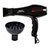 Powertec TR-901 Profesyonel Fön Makinesi + Vigo Başlık