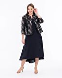 Gala-xi Büyük Beden Siyah Kadın İkili Takım 2312601013