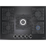 Lanova Kül 3206B01 - G17402-104 - 3220B6 5'li Siyah Cam Ankastre Set