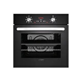 Lanova Black 3207B01 - G16400-201 - 3220B6 Siyah Cam Ankastre Set