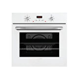 Lanova White 3207W01 - G16400-202 - 3220W6 Beyaz Cam Ankastre Set