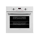 Lanova İnci 3206W01 - G16400-202 - 3220W6 Beyaz Cam Ankastre Set