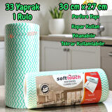 Technow Softtex 33 Yaprak Kopar Kullan Rulo Hassas Temizlik Bezi 27x30cm