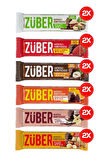 Züber Meyveli Bar Şöleni 40gr x12 Adet (Antep Fıstıklı,Yer Fıstıklı,Çilekli,Fındıklı,Portakallı, Vanilyalı )