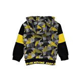 Panço Erkek Bebek Kamuflaj Desenli Fermuarlı Sweatshirt