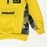 Panço Erkek Bebek Kamuflaj Detaylı Armalı Sweatshirt