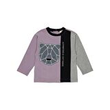 Panço Erkek Bebek Uzun Kollu Blok Barçalı T-shirt