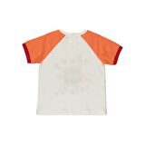 Panço Erkek Çocuk  Baskılı Kısa Kollu T-shirt Beyaz