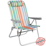 FUNKY CHAIRS Katlanır 5 Kademeli Plaj Şezlong Sandalye