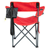 FUNKY CHAIRS Camper Katlanabilir Kamp Piknik Sandalyesi - Kırmızı