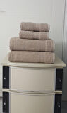 %100 Pamuk Havlu 2 li Set ( 1 Adet 70X140 Banyo Havlusu + 1 Adet 50X90 El Yüz Havlusu)