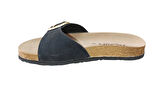 Fly Soft S042.020 Kadın Tek Tokalı Mantar Taban Yazlık Comfort Terlik Siyah