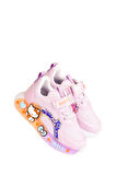 Günlük Kız Çocuk Spor Ayakkabı Hello Kitty Süs Detay Işıklı Taban Lastik Bağcık Sneaker 120