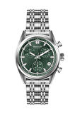 PWG1209.370 Chronograph Tüm Fonksiyonları Aktif 10 ATM Suya Dauanıklı Çelik Kasa Çelik Kordo