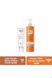 Roc Soleil-Protect Anti-Brown Spot Leke Karşıtı SPF50 50ML + Moisturing Nemlendirici SPF50 200ML Güneş Kremi 2li Set