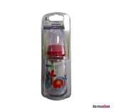 Bambino Cam Biberon 125 Ml Kırmızı Fil Desenli B013