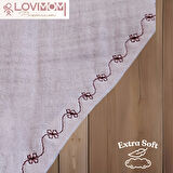 2'li Paket Premium %100 Pamuk Ekstra Soft 2 Kat Müslin Bebek Fuları Salya & Mama Önlüğü 3 Çıtçıtlı - Dream + Pinkone