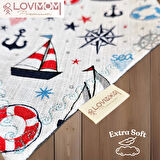 2'li Paket Premium %100 Pamuk Ekstra Soft 2 Kat Müslin Bebek Fuları Salya & Mama Önlüğü 3 Çıtçıtlı - Sunshine + Sailor