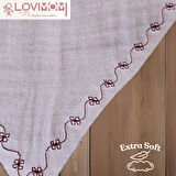 2'li Paket Premium %100 Pamuk Ekstra Soft 2 Kat Müslin Bebek Fuları Salya & Mama Önlüğü 3 Çıtçıtlı