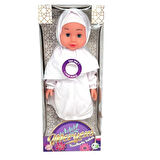 Tesettürlü Dua Eden Meryem Bebek - Beyaz
