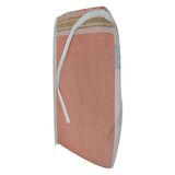 Doğal İpek Sırt ve Vücut Masaj Kesesi Yavruağzı 18cm x 25cm