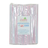 LokmanAVM Körüklü Çizgili Pipet Ayran Kola Meşrubat Pipeti 22 Cm Karma Renk 150 Adet Paket