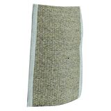Doğal Keçi Kılı El Geçmeli Bej Sırt ve Vücut Kesesi 26 x 18cm