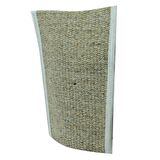 Doğal Keçi Kılı El Geçmeli Bej Sırt ve Vücut Kesesi 26 x 18cm