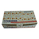 Bursa Plastik Bursburger Pide Lahmacun Burger Kokoreç Döner Ekmek Hışır Poşeti 13X26 1000 Adet