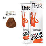 ONİX TÜP SAÇ BOYASI & NO:8/73 AÇIK FINDIK KABUĞU