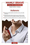 Manly Brave EDC 125 Ml Erkek Parfüm 12 Adet