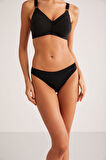 Kom Basic 2'li Bikini Kadın Külot Siyah