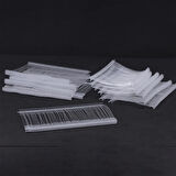 Fuyaku 65 MM ID-End Mikro İnce (Fine) Kılçık Etiketleme Plastiği Şeffaf (10.000 Adet)