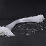 Fuyaku 22" Elle Geçmeli Kılçık Etiketleme Plastiği Şeffaf (1.000 Adet)